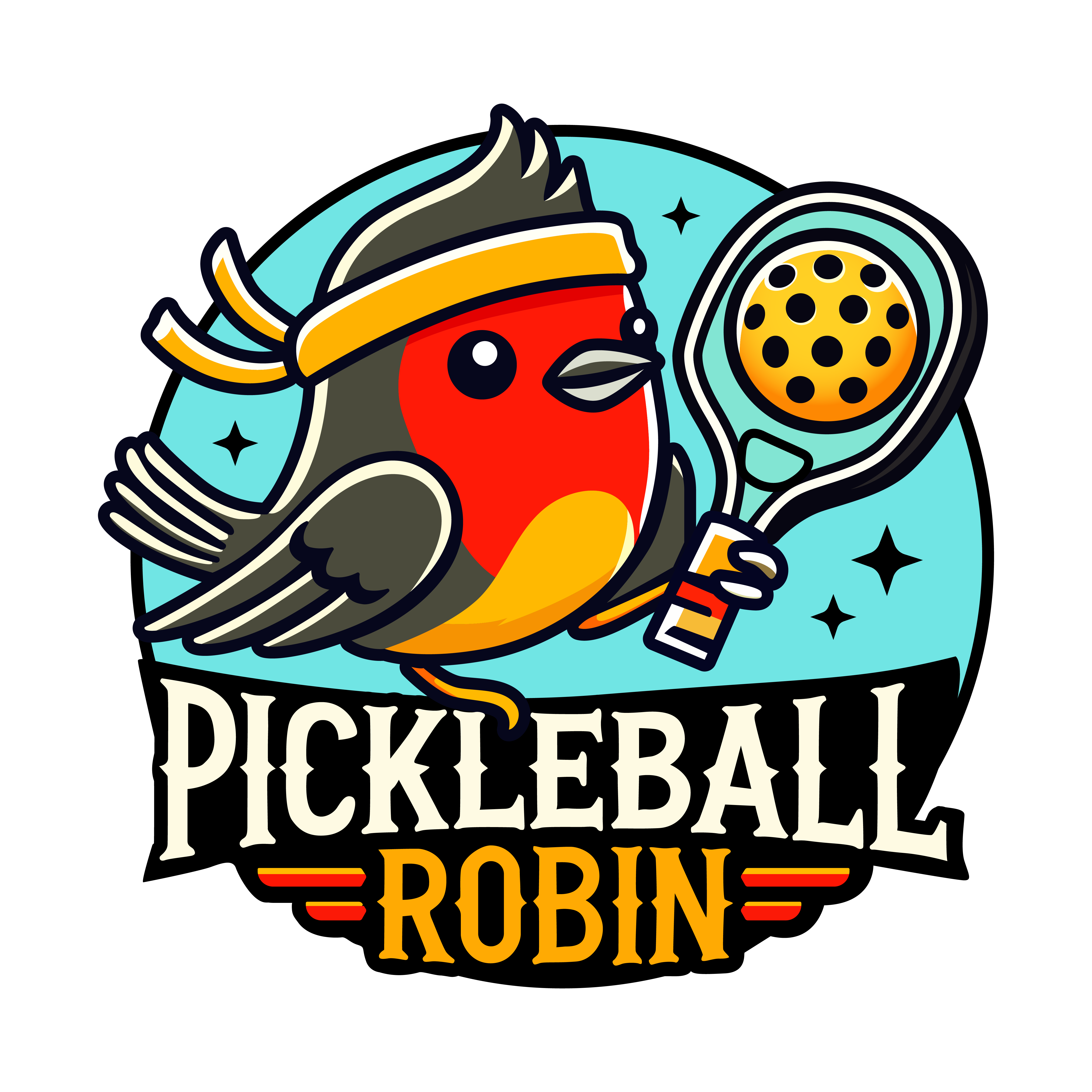 Pickleball Robin Logo